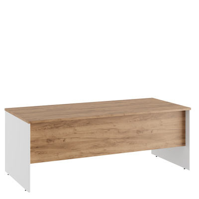 Tess TES38110121 Стол руководителя 2000x900x750 дуб крафт золотой