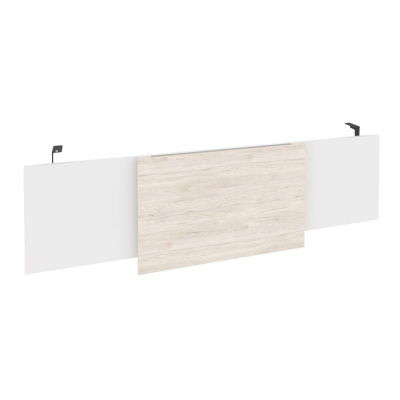 Onix Direct Царга стола руководителя O.M-CSR-5 Белый Бриллиант/Денвер Светлый/Металл Антрацит 1540*450*54