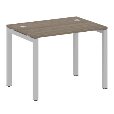 Метал Систем Куатро Стол письменный на П-образном м/к 50БП.СП-1 Вяз Благородный/Металл Серый 1000*720*750