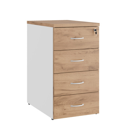 Tess TES38131021 Тумба приставная 420x600x750 дуб крафт золотой