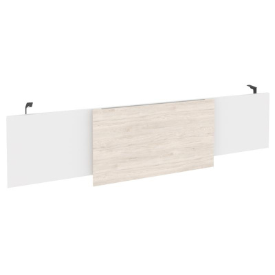 Onix Direct Царга стола руководителя O.M-CSR-6 Белый Бриллиант/Денвер Светлый/Металл Антрацит 1740*450*54