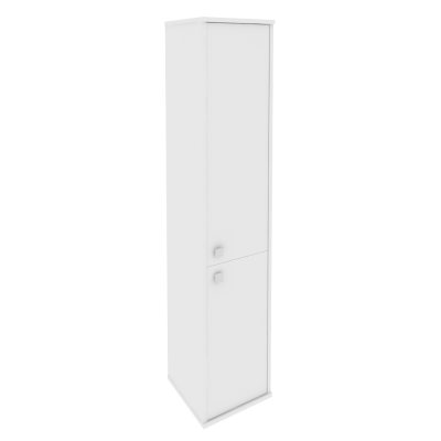 Style Шкаф высокий узкий правый Л.СУ-1.3 (R) Белый 412*410*1980