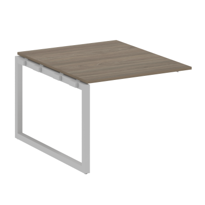 Metal System Quattro Проходной элемент перег. стола на О-образном м/к 50БО.ППРГ-1 Вяз Благородный/Металл Серый 1000*1235*750