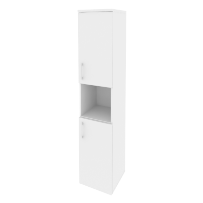 Onix Шкаф высокий узкий правый O.SU-1.5 (R) Белый Бриллиант 400*420*1977