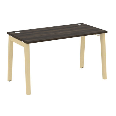 Onix Wood Стол письменный OW.SP-3.7 Дуб Мали/Дуб Светлый/Металл Белый 1380*720*750