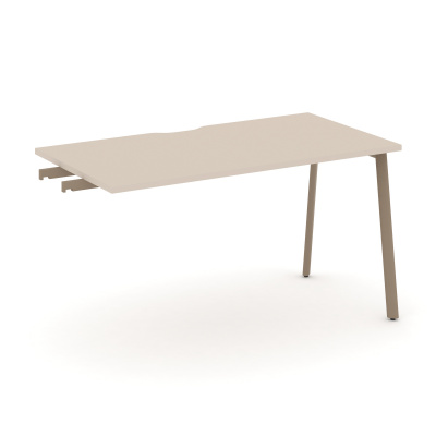 Estetica Стол приставка к опорным тумбам ES.SPR-3-VP Капучино/Металл Латте 1380*730*750