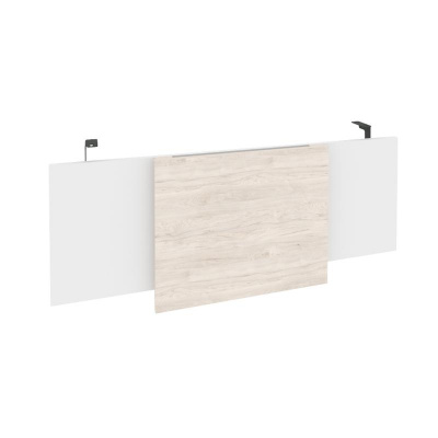 Onix Direct Царга стола руководителя O.M-CSR-3 Белый Бриллиант/Денвер Светлый/Металл Антрацит 1140*450*54