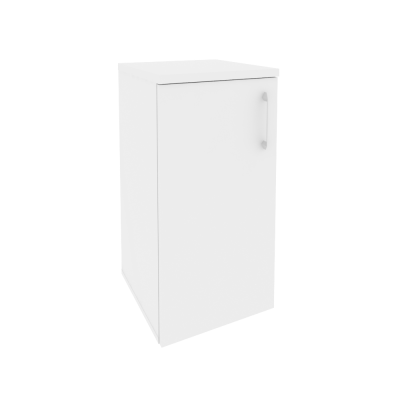 Onix Шкаф низкий узкий левый O.SU-3.1 (L) Белый Бриллиант 400*420*823