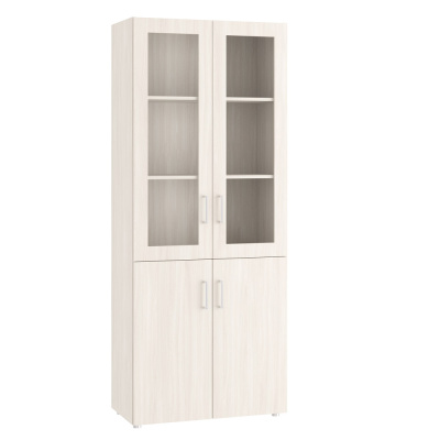 Boston BSN30150002 Шкаф для бумаг со стеклом 800x440x2000 Дуб Атланта