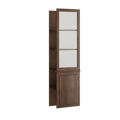 Ministry MNS2954404 Наполнение шкафа 1 створка левая 500x516x1977 дуб шоколад