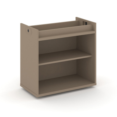 Estetica Тумба опорная-открытая ES.TON-1 Латте/Металл Латте 750*406*725