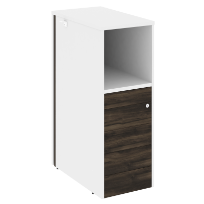 Onix Тумба 5 ящиков TIP-ON проходная, средняя O.R-TV-5 TIP Дуб Мали/Белый Бриллиант 436*767*1185