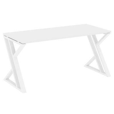 Loft Стол рабочий VR.L-SRZ-4.7 Белый Бриллиант/Металл Белый 1580*720*750