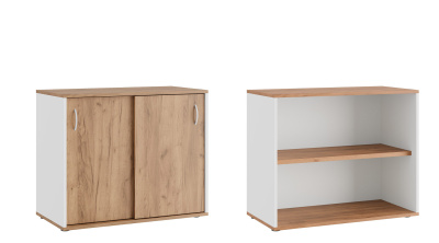 Tess TES38134521 Тумба с раздвижными фасадами 900x450x750 дуб крафт золотой