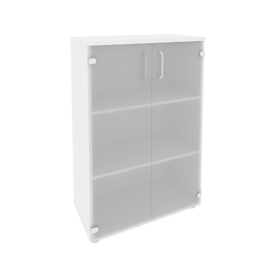 Onix Шкаф средний широкий O.ST-2.4 Белый Бриллиант 800*420*1207