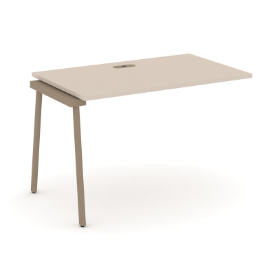 Estetica Наборный элемент рабочей станциии ES.1.NRS-2-LP Капучино/Металл Латте 1180*730*750