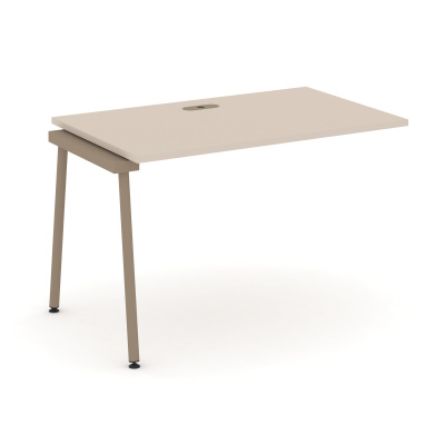 Estetica Наборный элемент рабочей станциии ES.1.NRS-2-LK Капучино/Металл Латте 1180*730*750