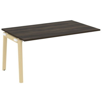 Onix Wood Прох. наб. эл. переговорного стола OW.NPRG-4 Дуб Мали/Дуб Светлый/Металл Белый 1580*980*750