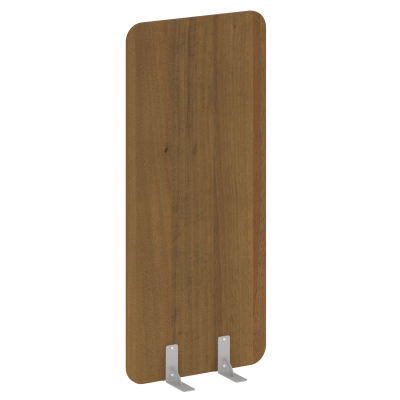 R-line Перегородки на металлических опорах на фетровых подпятниках DP.F-80-180 Орех Гварнери/Металл Серый 800*18*1800