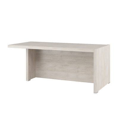 Solid SOL29710602 Стол письменный с асимметричными опорами, левый 1800x880x750 дуб шамони светлый