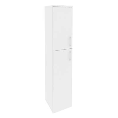 Onix Шкаф высокий узкий левый O.SU-1.8 (L) Белый Бриллиант 400*420*1977