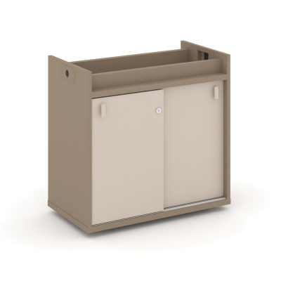 Estetica Тумба опорная-купе ES.TON-3 Латте/Капучино/Металл Латте 750*406*725