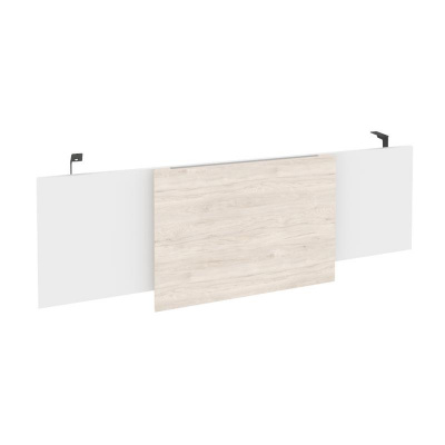 Onix Direct Царга стола руководителя O.M-CSR-4 Белый Бриллиант/Денвер Светлый/Металл Антрацит 1340*450*54