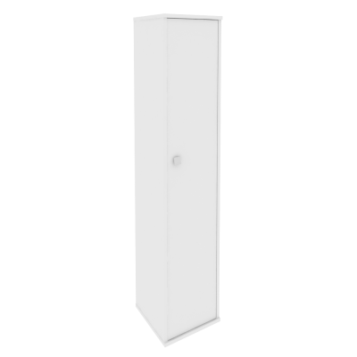 Style Шкаф высокий узкий правый Л.СУ-1.9 (R) Белый 412*410*1980