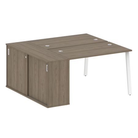 Metal System Рабочая станция с шкафом-купе на А-образном м/к БА.РС-СШК-1.2 Т Вяз Благородный/Металл Белый 1610*1475*750 Metal System Рабочая станция с шкафом-купе на А-образном м/к БА.РС-СШК-1.2 Т Вяз Благородный/Металл Белый 1610*1475*750