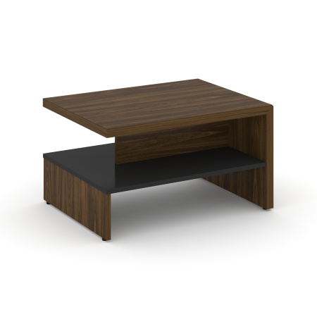 Corner Стол журнальный COR.SJ Орех Лоренцо/Графит 800*600*450 Corner Стол журнальный COR.SJ Орех Лоренцо/Графит 800*600*450