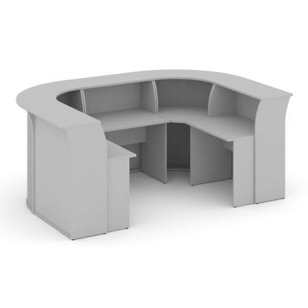 Riva Ресепшен набор вариант №4 А.РН-4 Серый 2844*1894*1150 Riva Ресепшен набор вариант №4 А.РН-4 Серый 2844*1894*1150