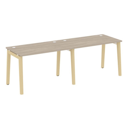 Onix Wood Рабочая станция OW.RS-2.2.7 Дуб Аттик/Дуб Светлый/Металл Белый 2360*720*750 Onix Wood Рабочая станция OW.RS-2.2.7 Дуб Аттик/Дуб Светлый/Металл Белый 2360*720*750