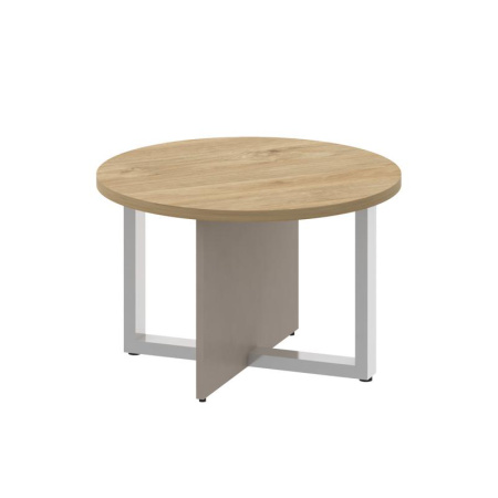 Shift Стол журнальный, круглый SK.SG-KR-70 Тиквуд Светлый/Капучино 700*700*450 Shift Стол журнальный, круглый SK.SG-KR-70 Тиквуд Светлый/Капучино 700*700*450
