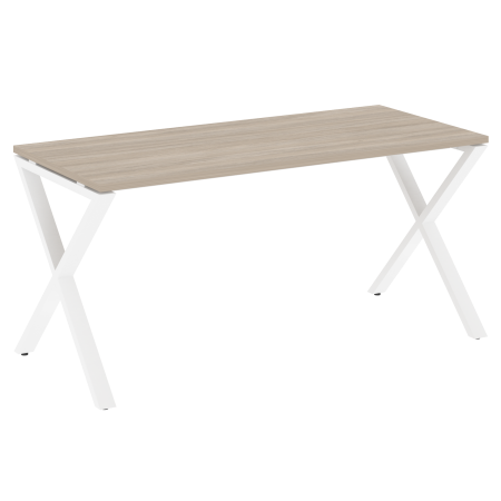 Loft Стол рабочий VR.L-SRX-4.7 Дуб Аттик/Металл Белый 1580*720*750