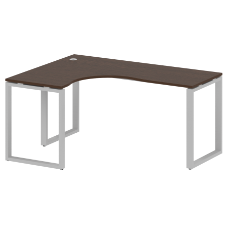 Metal System Стол криволинейный левый на О-образном м/к БО.СА-4 (L) Венге Цаво/Металл Серый 1600*1200*750 Metal System Стол криволинейный левый на О-образном м/к БО.СА-4 (L) Венге Цаво/Металл Серый 1600*1200*750