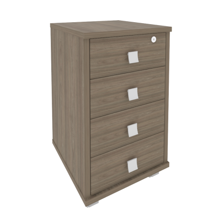 Style Тумба подкатная 4 ящ. с фолдингом Л.ТМ-4F Вяз Благородный 420*450*714 Style Тумба подкатная 4 ящ. с фолдингом Л.ТМ-4F Вяз Благородный 420*450*714