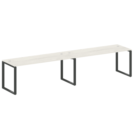 Metal System Рабочая станция на 2 места на О-образном м/к БО.СМ-2.5 Дуб Наварра/Металл Антрацит 3600*720*750 Metal System Рабочая станция на 2 места на О-образном м/к БО.СМ-2.5 Дуб Наварра/Металл Антрацит 3600*720*750