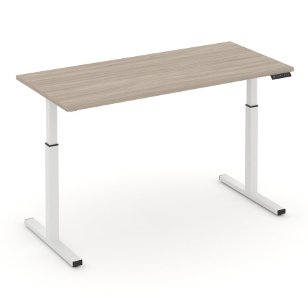 Move up Стол электроподъемный MV.SE-4.7 Дуб Аттик/Металл Белый 1580*720*720-1190