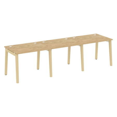 Onix Wood Рабочая станция OW.RS-3.1.8 Тиквуд Светлый/Дуб Светлый/Металл Белый 2940*800*750 Onix Wood Рабочая станция OW.RS-3.1.8 Тиквуд Светлый/Дуб Светлый/Металл Белый 2940*800*750