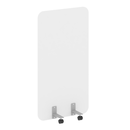 R-line Перегородка на металлических опорах, на роликах DP.R-80-150 Белый Бриллиант/Металл Серый 800*18*1500 R-line Перегородка на металлических опорах, на роликах DP.R-80-150 Белый Бриллиант/Металл Серый 800*18*1500