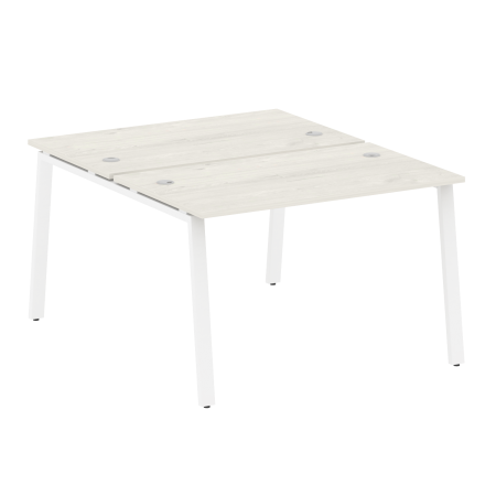 Metal System Рабочая станция на А-образном м/к БА.РАС-СП-2.2 Дуб Наварра/Металл Белый 1200*1475*750 Metal System Рабочая станция на А-образном м/к БА.РАС-СП-2.2 Дуб Наварра/Металл Белый 1200*1475*750