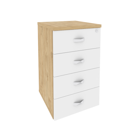 Onix Тумба приставная O.TP-4 Тиквуд Светлый/Белый Бриллиант 432*460*750 Onix Тумба приставная O.TP-4 Тиквуд Светлый/Белый Бриллиант 432*460*750