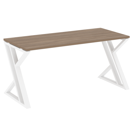 Loft Стол рабочий VR.L-SRZ-4.7 Дуб Аризона/Металл Белый 1580*720*750