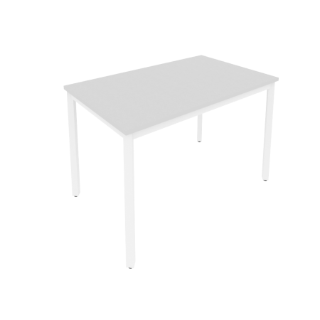 Slim Стол письменный на металлокаркасе С.СП-4 Серый/Металл Белый 1180*720*750 Slim Стол письменный на металлокаркасе С.СП-4 Серый/Металл Белый 1180*720*750
