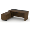 Corner Стол руководителя с тумбой COR.SRT-20 (L) Орех Лоренцо/Графит/Металл Графит 2000*1800*750 Corner Стол руководителя с тумбой COR.SRT-20 (L) Орех Лоренцо/Графит/Металл Графит 2000*1800*750