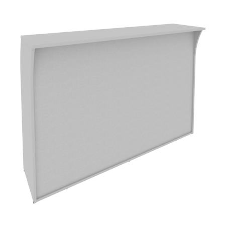 Riva Стойка ресепшн А.РС-4 Серый 1644*506*1150