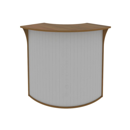 Riva Стойка угловая (радиусный элемент-ролета) А.РС-5.5 Орех Гварнери 950*950*1150