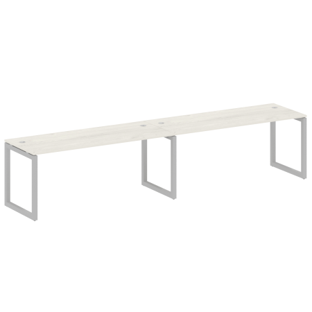 Metal System Quattro Рабочая станция на 2 места на О-образном м/к 50БО.СМ-2.5 Дуб Наварра/Металл Серый 3600*720*750 Metal System Quattro Рабочая станция на 2 места на О-образном м/к 50БО.СМ-2.5 Дуб Наварра/Металл Серый 3600*720*750