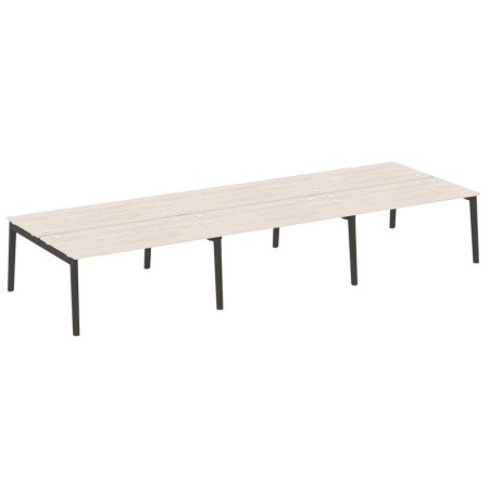 Onix Wood Рабочая станция OW.D.RS-6.4.8 Денвер Светлый/Дуб Темный/Металл Антрацит 4740*1635*750 Onix Wood Рабочая станция OW.D.RS-6.4.8 Денвер Светлый/Дуб Темный/Металл Антрацит 4740*1635*750