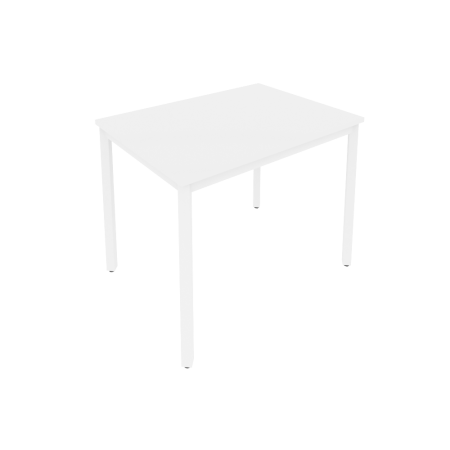 Slim Стол письменный на металлокаркасе С.СП-3 Белый/Металл Белый 980*720*750 Slim Стол письменный на металлокаркасе С.СП-3 Белый/Металл Белый 980*720*750